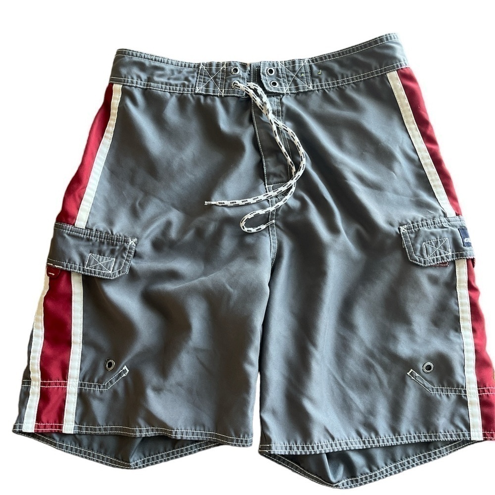 Old Navy Men’s Shorts Size Medium Velcro and Tie Closure Pockets Lightweight